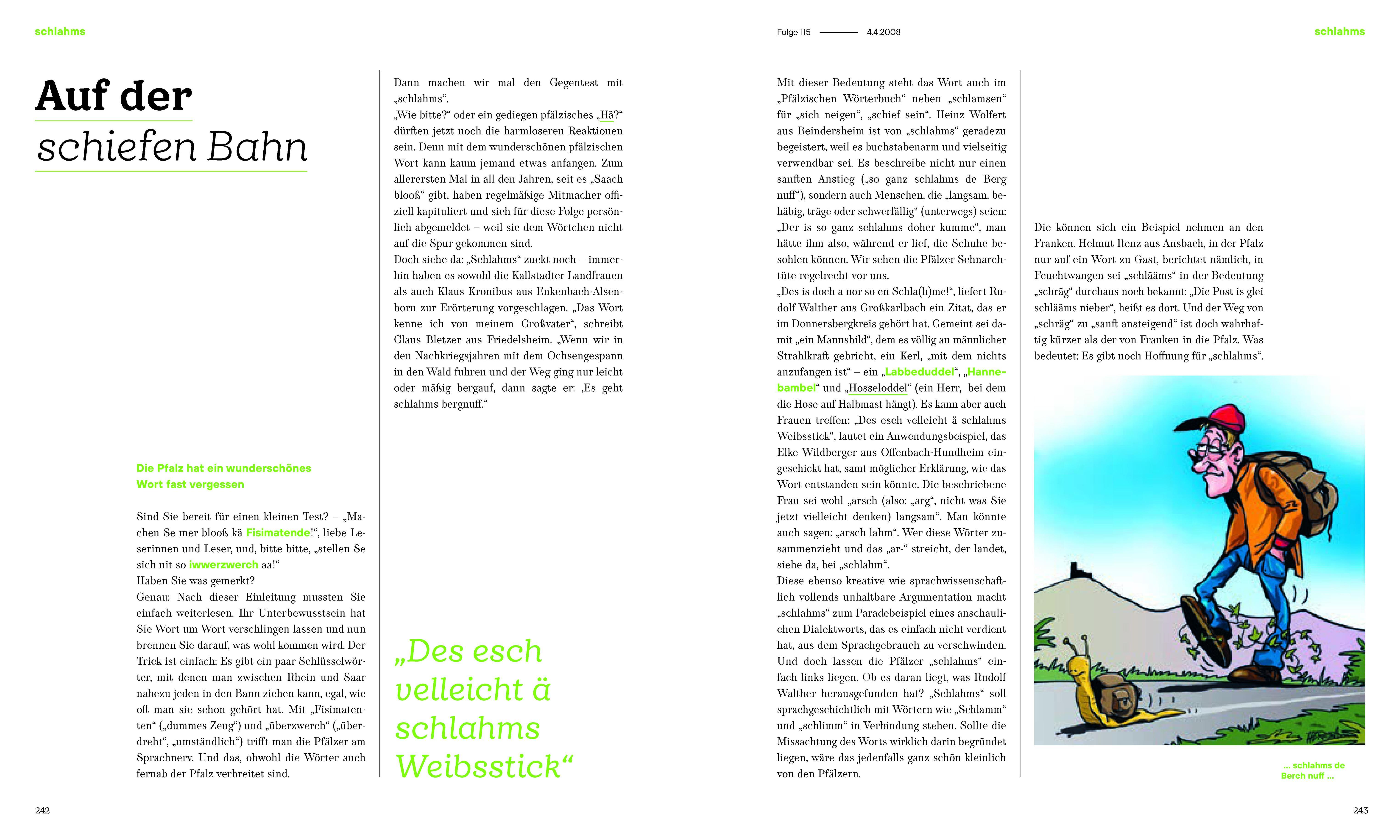 Beispielinhalt (Bild) Saach blooß