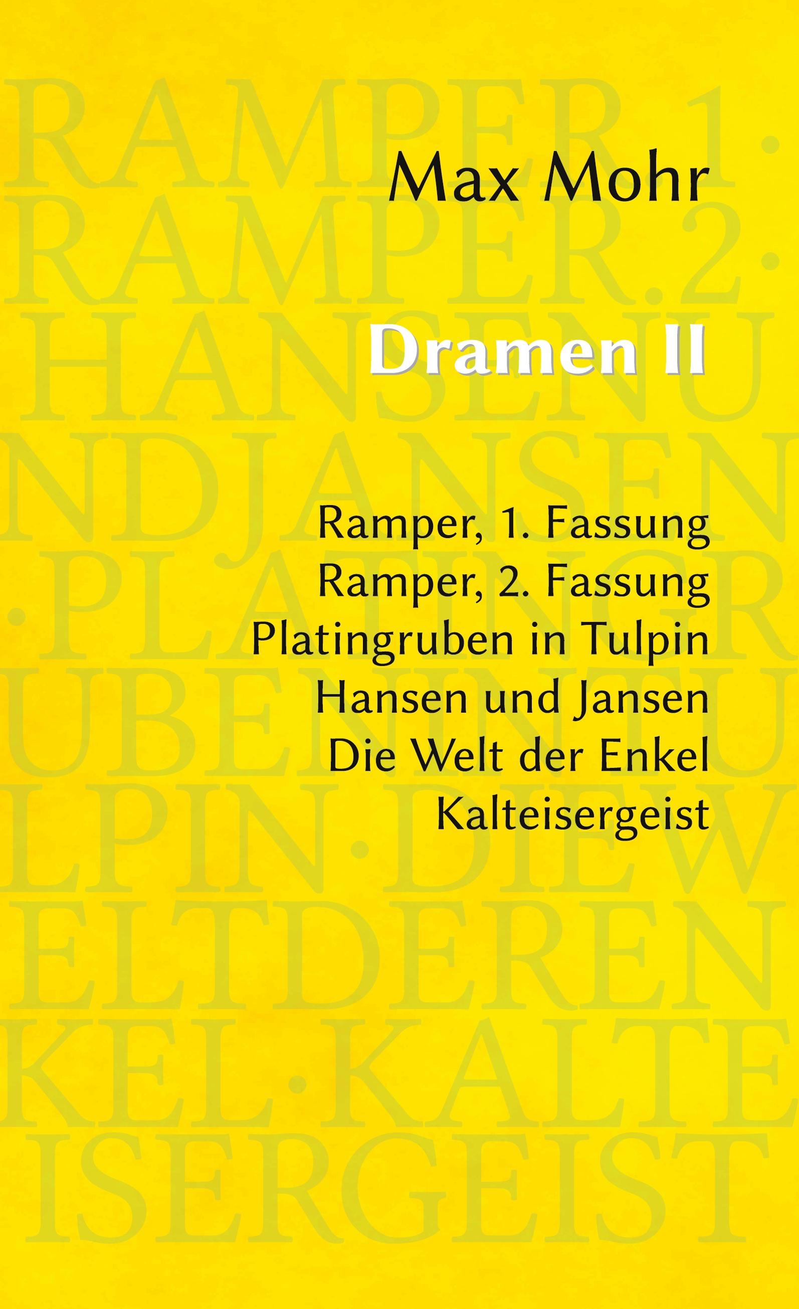Vorderes Coverbild Dramen II