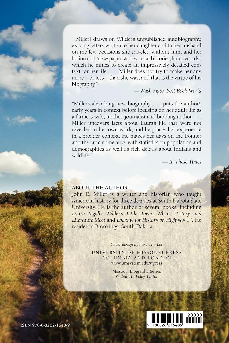 Rückseitencover Becoming Laura Ingalls Wilder