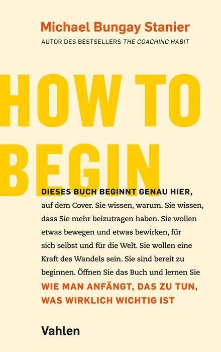 Vorderes Coverbild How to begin