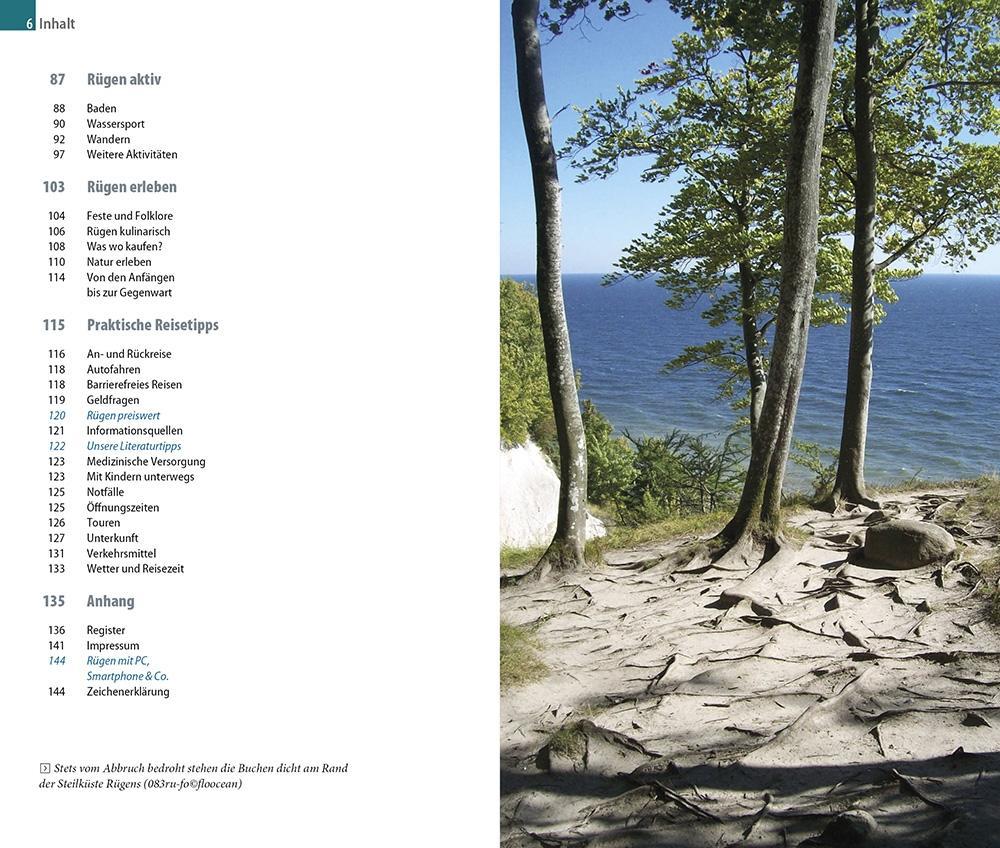 Beispielinhalt (Bild) Reise Know-How InselTrip Rügen mit Hiddensee und Stralsund