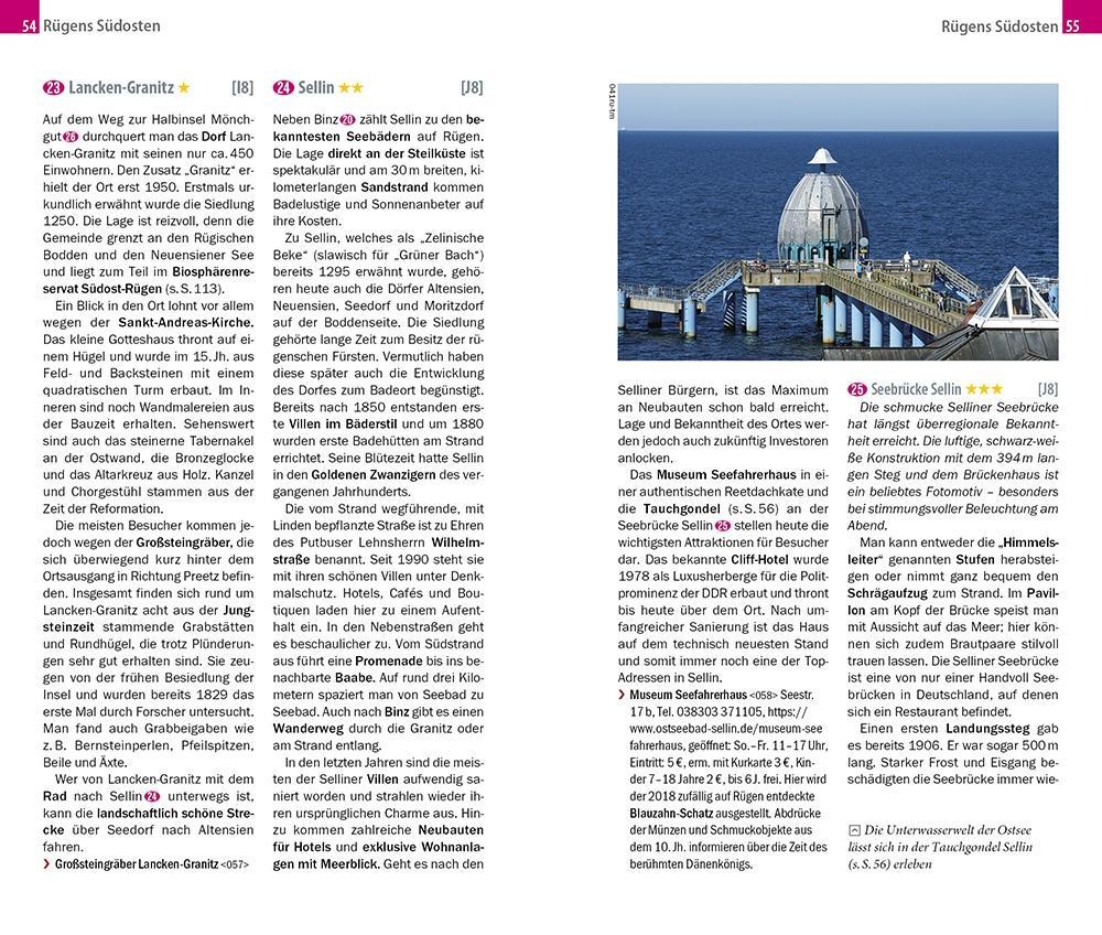 Beispielinhalt (Bild) Reise Know-How InselTrip Rügen mit Hiddensee und Stralsund