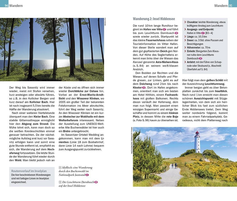 Beispielinhalt (Bild) Reise Know-How InselTrip Rügen mit Hiddensee und Stralsund