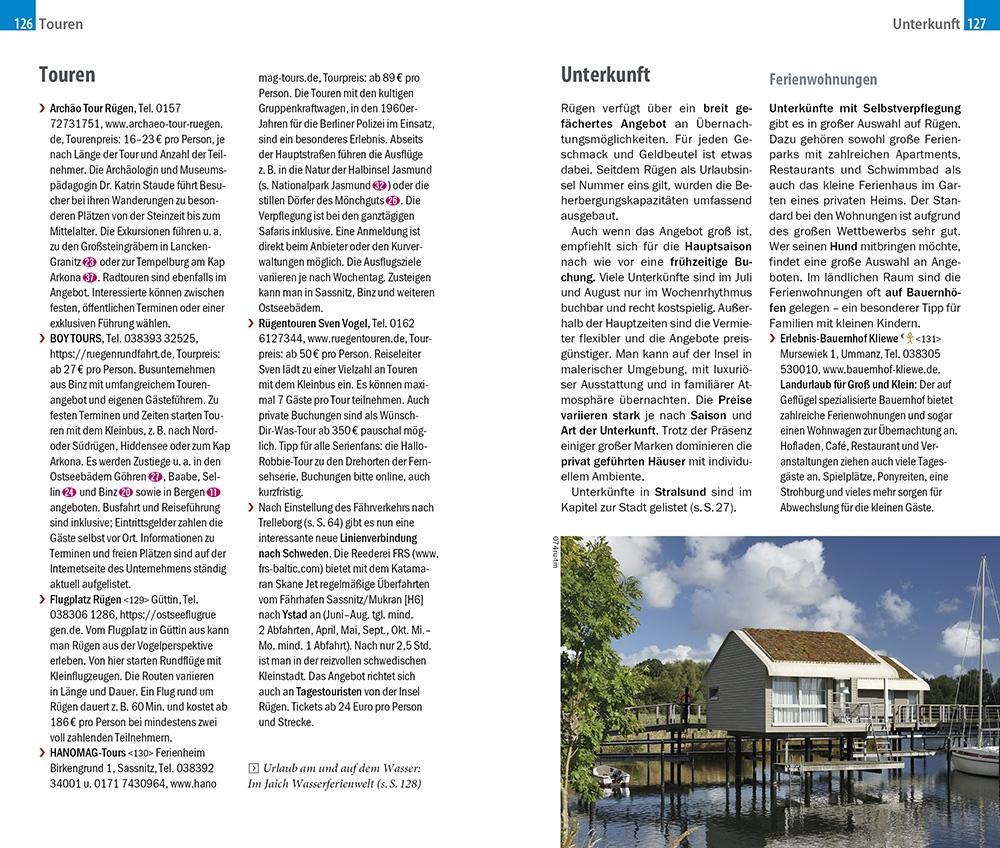 Beispielinhalt (Bild) Reise Know-How InselTrip Rügen mit Hiddensee und Stralsund