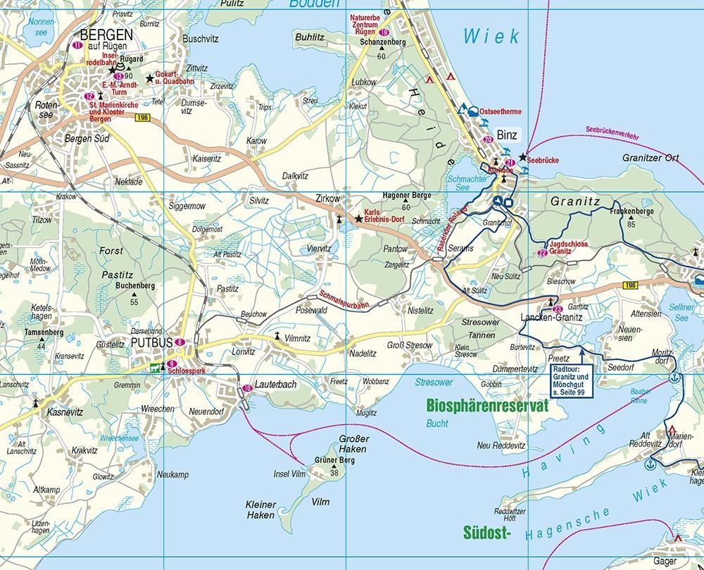 Beispielinhalt (Bild) Reise Know-How InselTrip Rügen mit Hiddensee und Stralsund