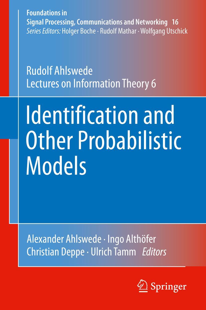 Vorderes Coverbild Identification and Other Probabilistic Models