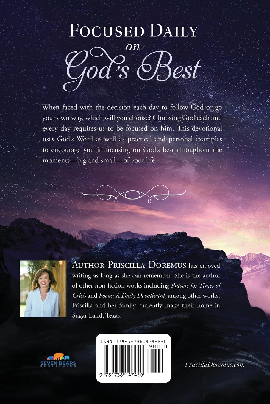 Rückseitencover Focused Daily on God's Best