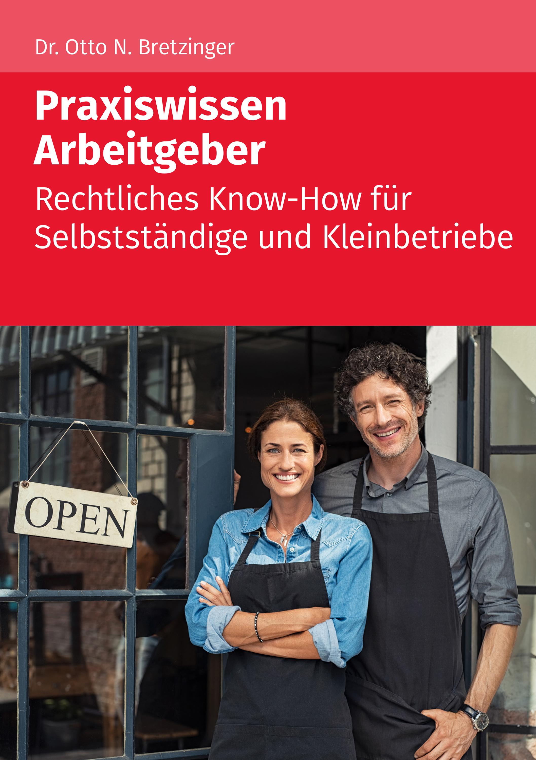 Vorderes Coverbild Praxiswissen Arbeitgeber