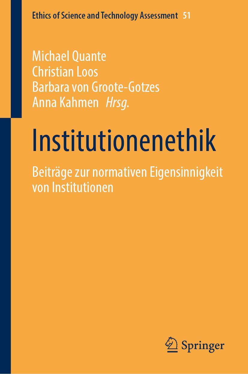 Vorderes Coverbild Institutionenethik
