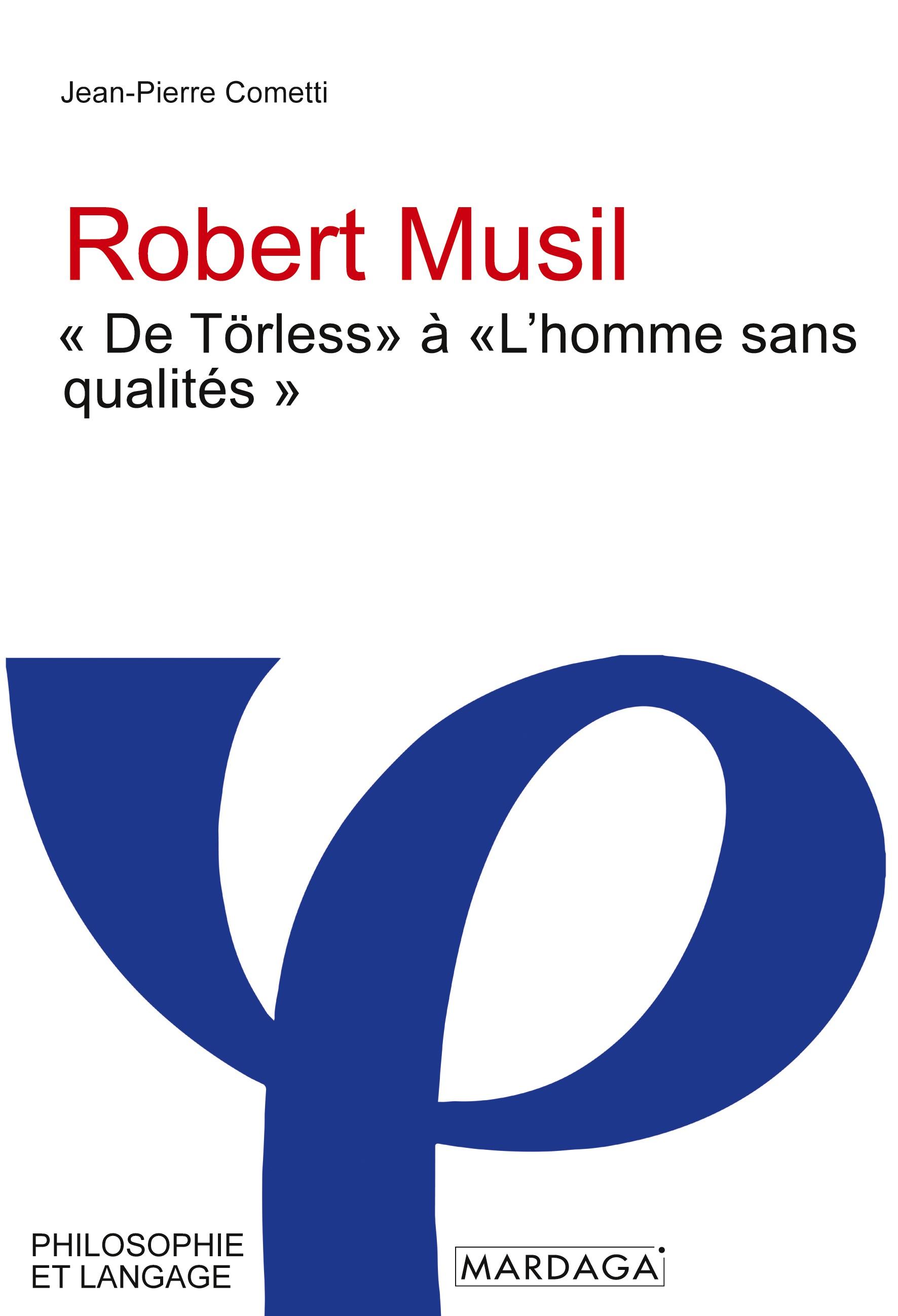 Vorderes Coverbild Robert Musil