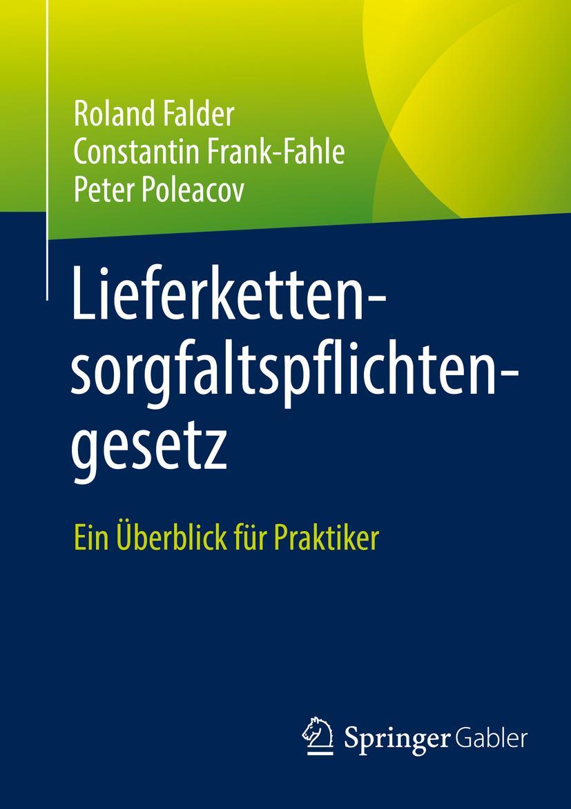 Vorderes Coverbild Lieferkettensorgfaltspflichtengesetz