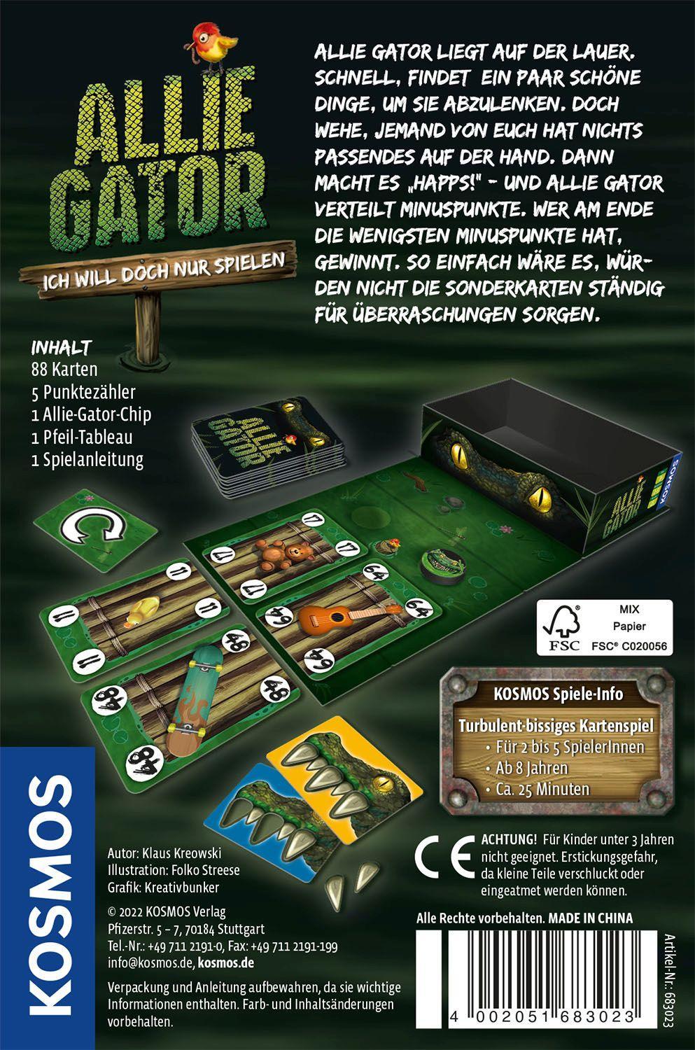 Beispielinhalt (Bild) Allie Gator