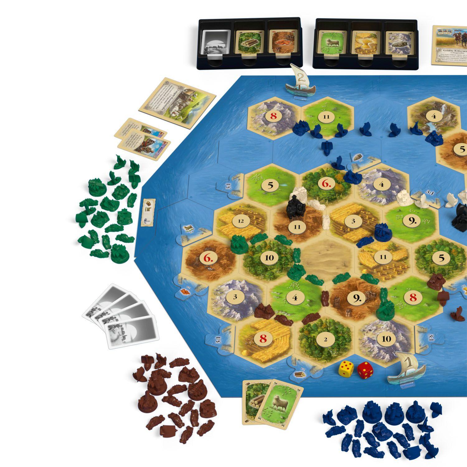 Beispielinhalt (Bild) CATAN - Ergänzung 5-6 Spieler - Seefahrer