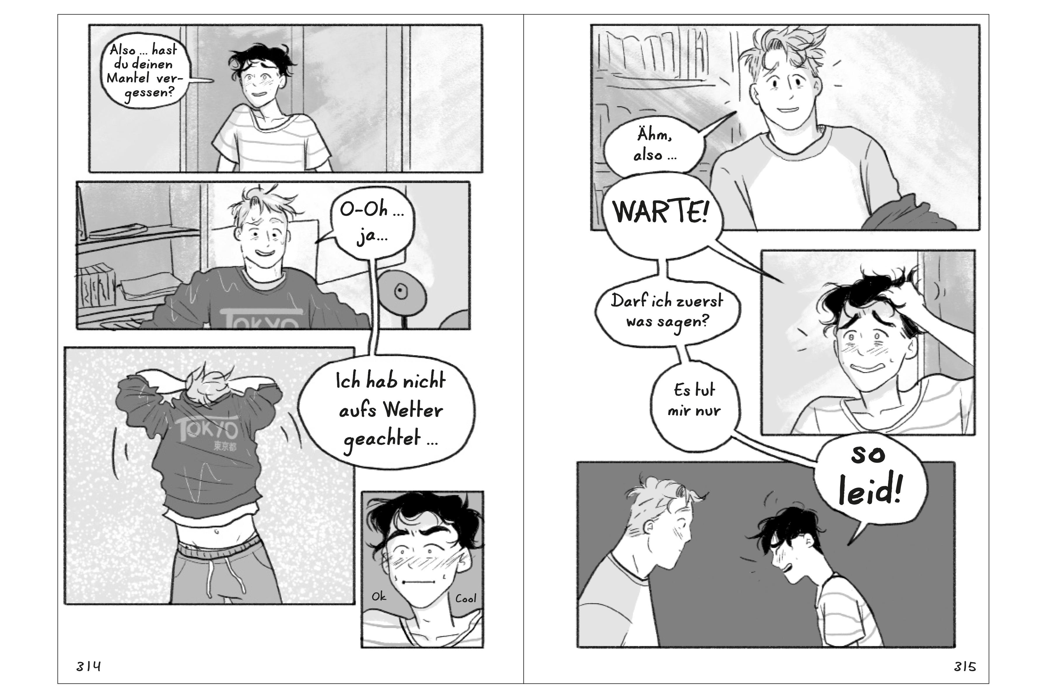 Beispielinhalt (Bild) Heartstopper Volume 2 (deutsche Hardcover-Ausgabe)