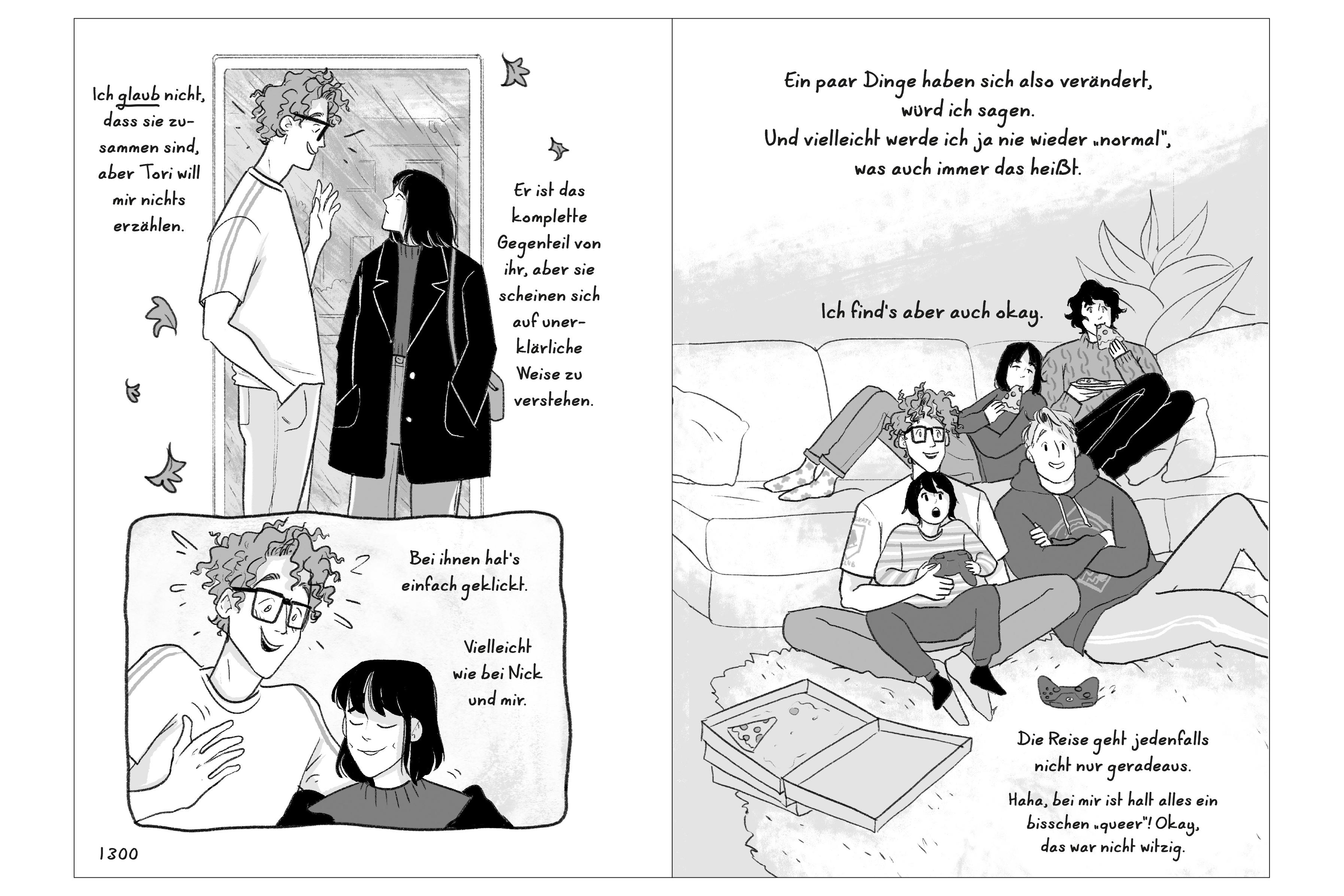 Beispielinhalt (Bild) Heartstopper Volume 4 (deutsche Hardcover-Ausgabe)