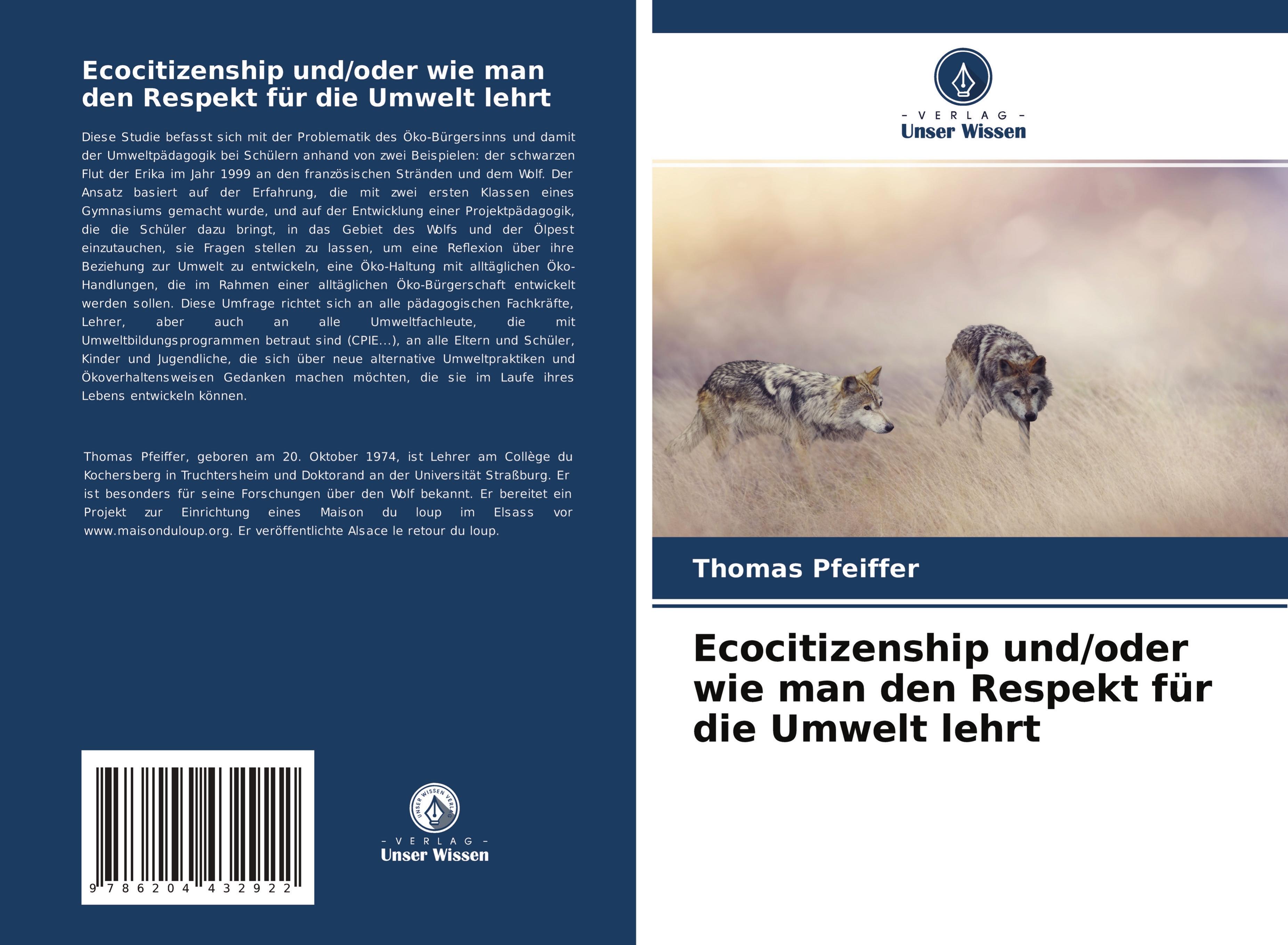 Vorderes Coverbild Ecocitizenship und/oder wie man den Respekt für die Umwelt lehrt