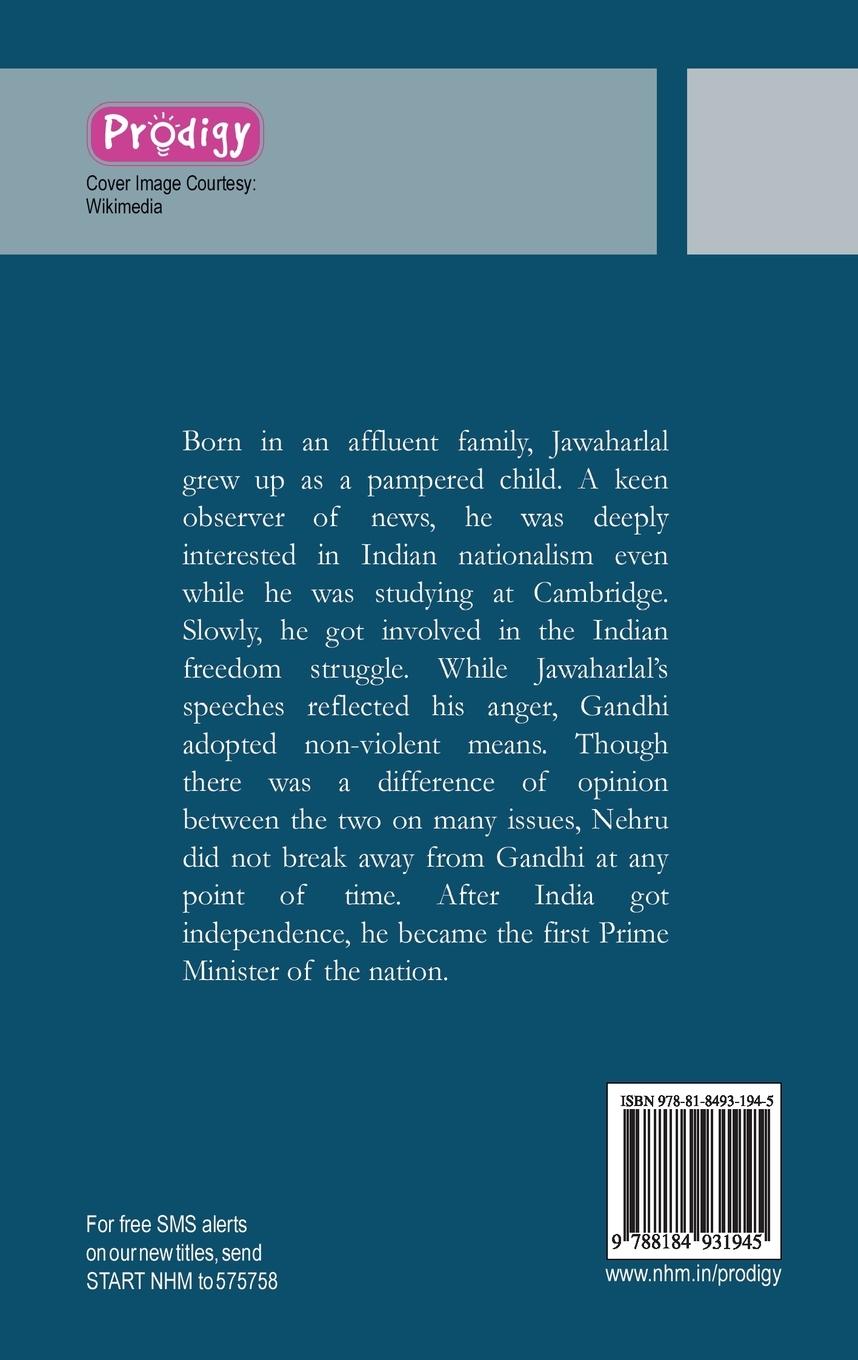 Rückseitencover Jawaharlal Nehru