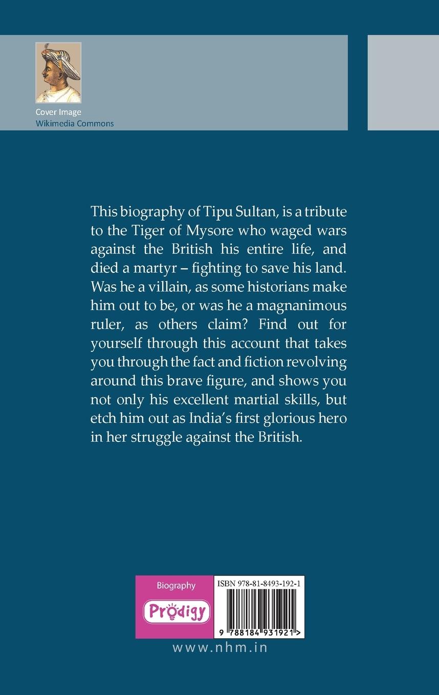 Rückseitencover Tipu Sultan