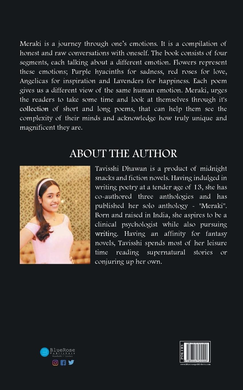 Rückseitencover Meraki (A dreamer's journey)