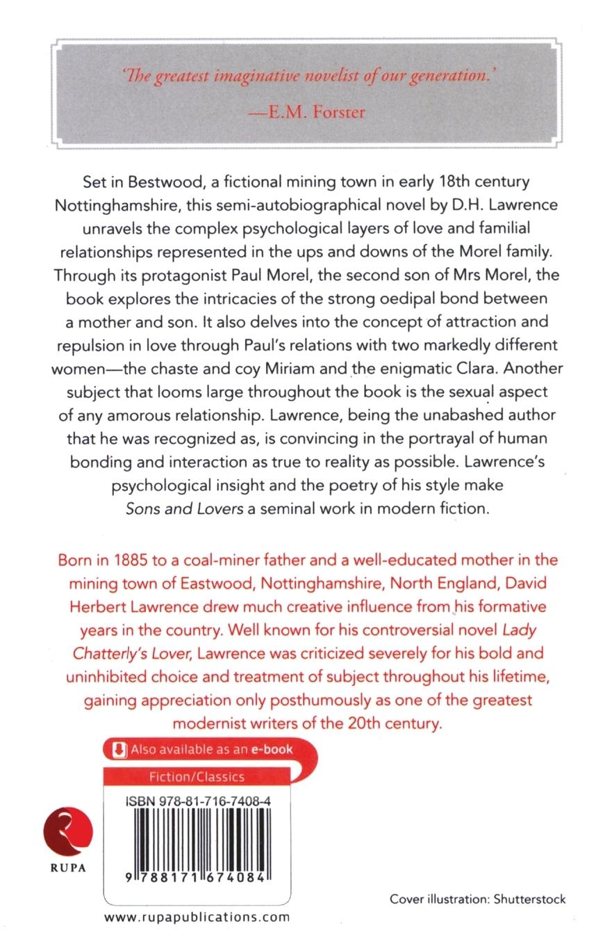 Rückseitencover Sons and Lovers