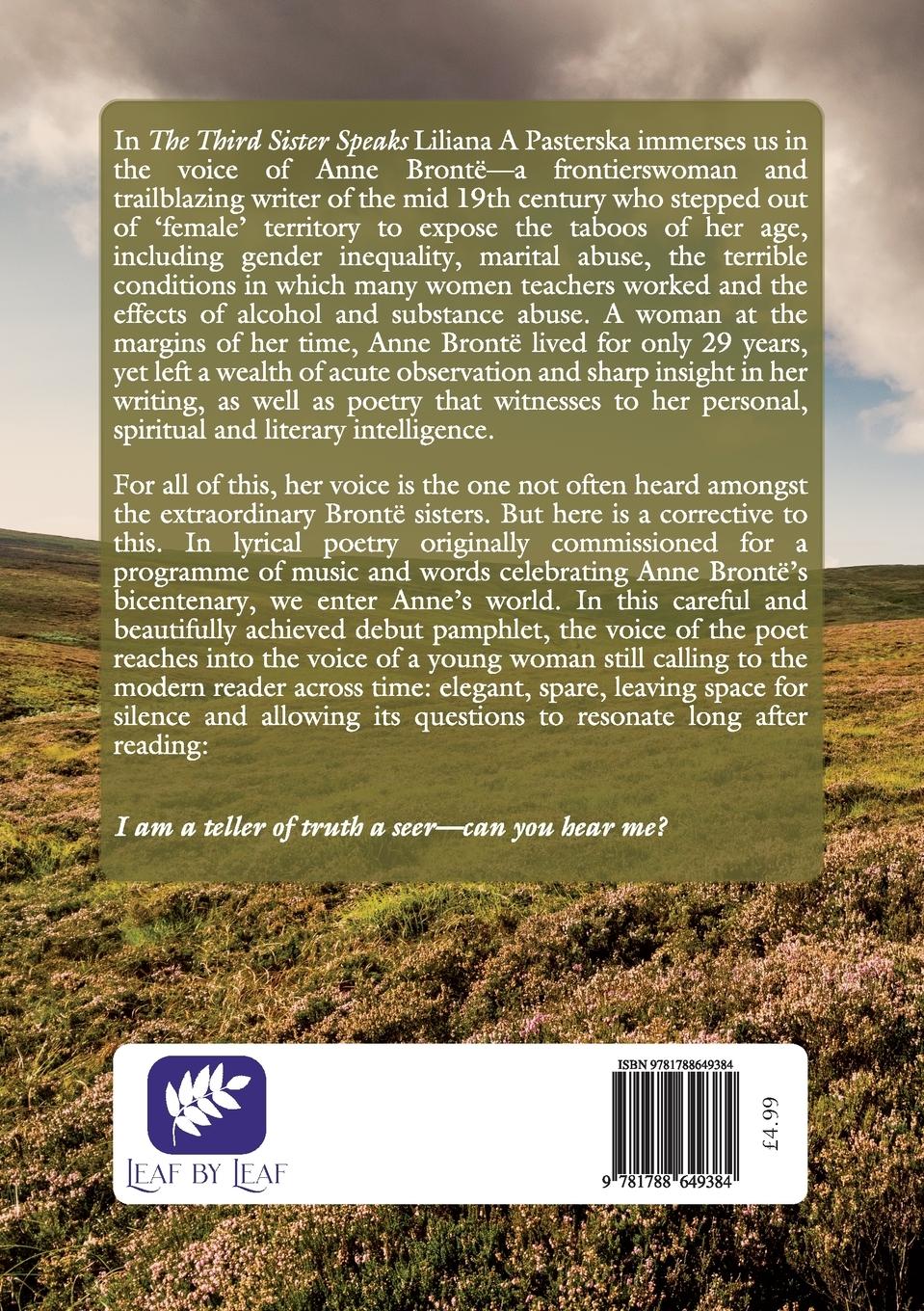 Rückseitencover The Third Sister Speaks