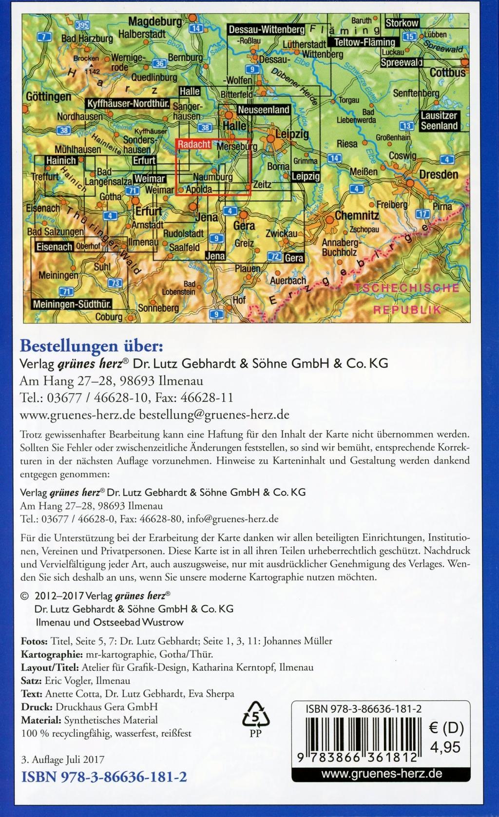 Beispielinhalt (Bild) Pocket-Fahrradkarte Naumburg, Saale-Unstrut-Elster-Radacht 1:75.000