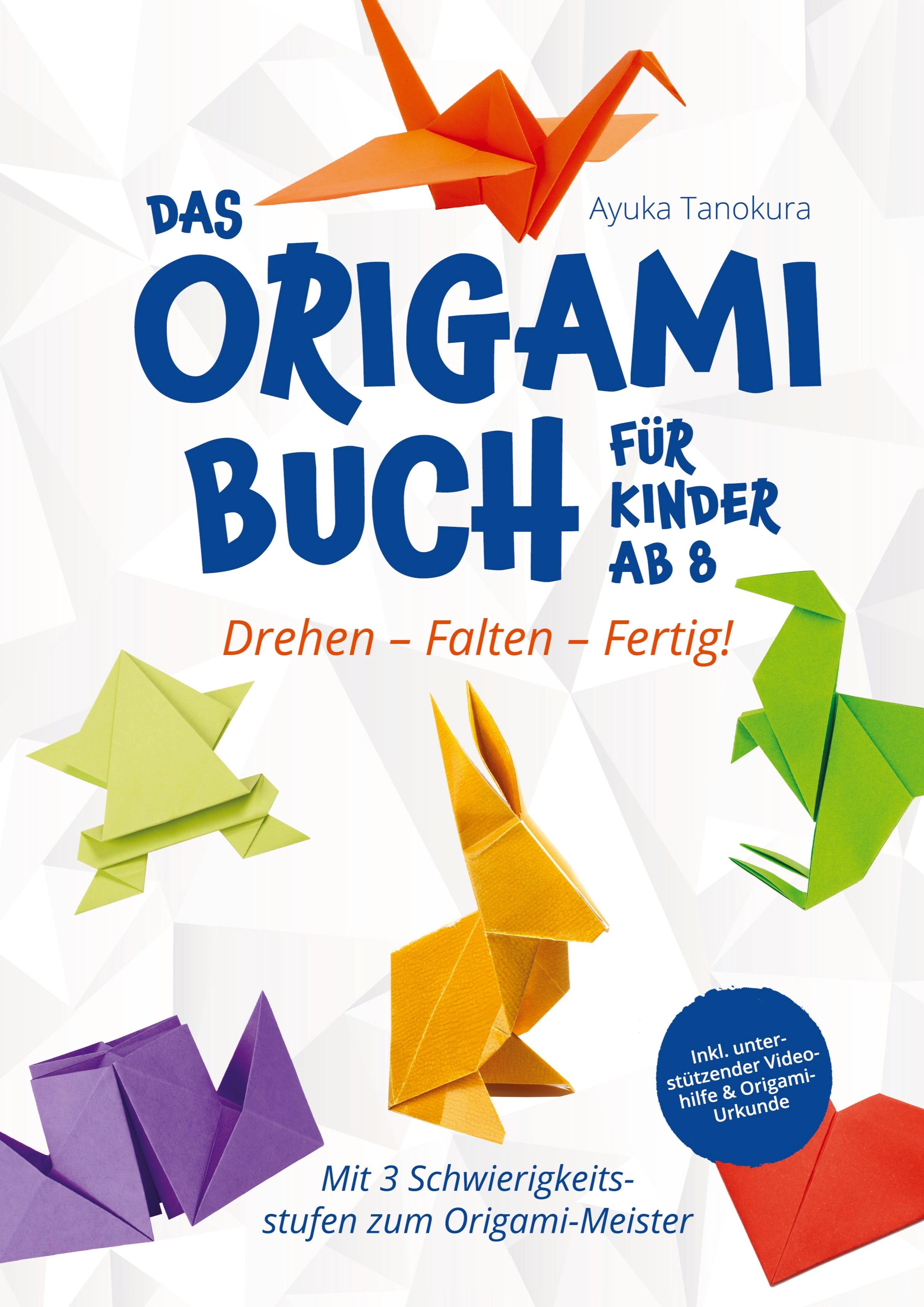 Vorderes Coverbild Drehen - Falten - Fertig! Das Origami Buch für Kinder ab 8: