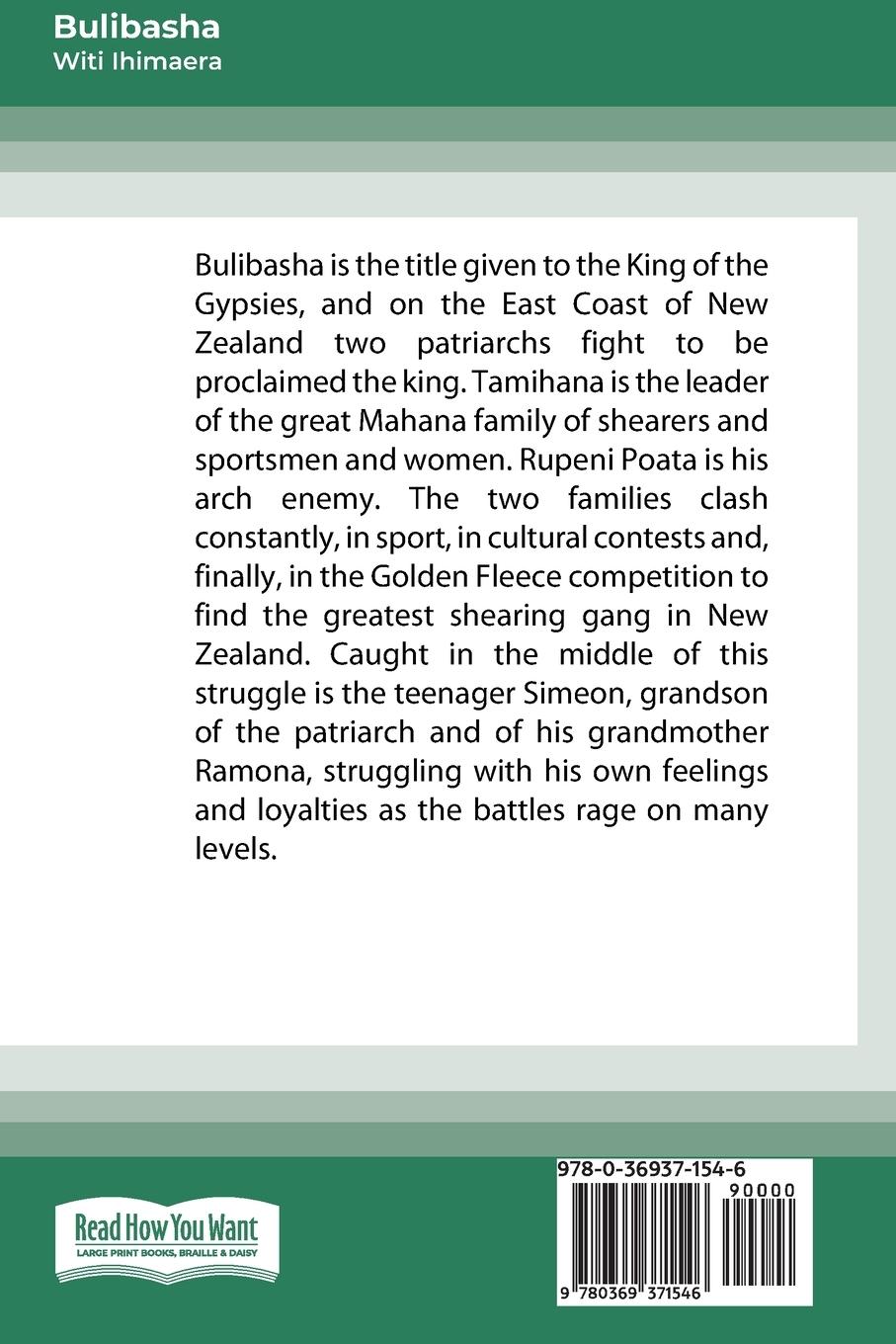 Rückseitencover Bulibasha (16pt Large Print Edition)