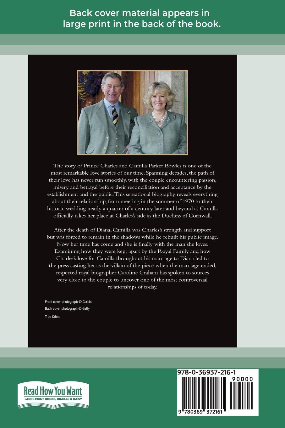 Rückseitencover Camilla and Charles - The Love Story (16pt Large Print Edition)
