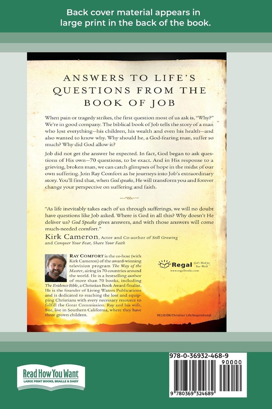 Rückseitencover God Speaks