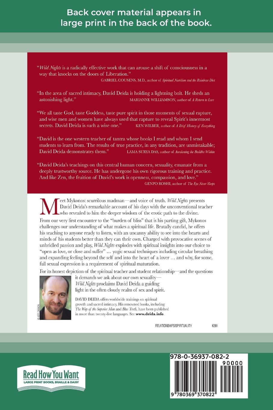 Rückseitencover Wild Nights (16pt Large Print Edition)