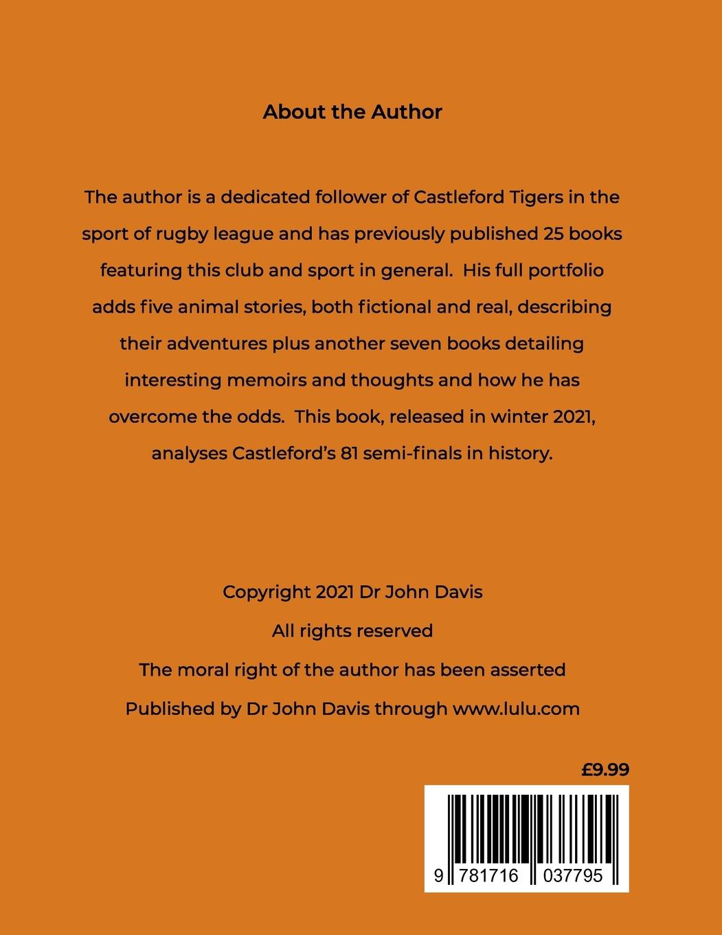 Rückseitencover Castleford's Semi-finals Story