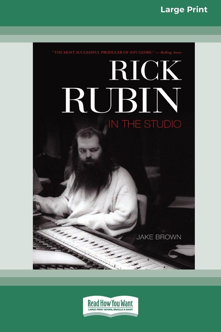 Vorderes Coverbild Rick Rubin in the Studio (16pt Large Print Edition)