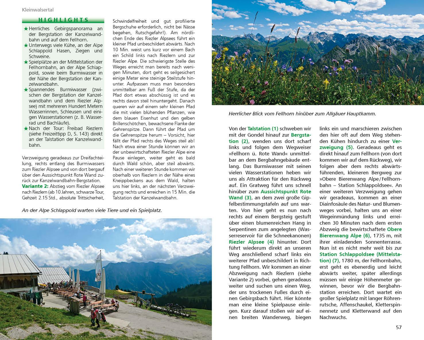 Beispielinhalt (Bild) Erlebniswandern mit Kindern Oberstdorf - Kleinwalsertal