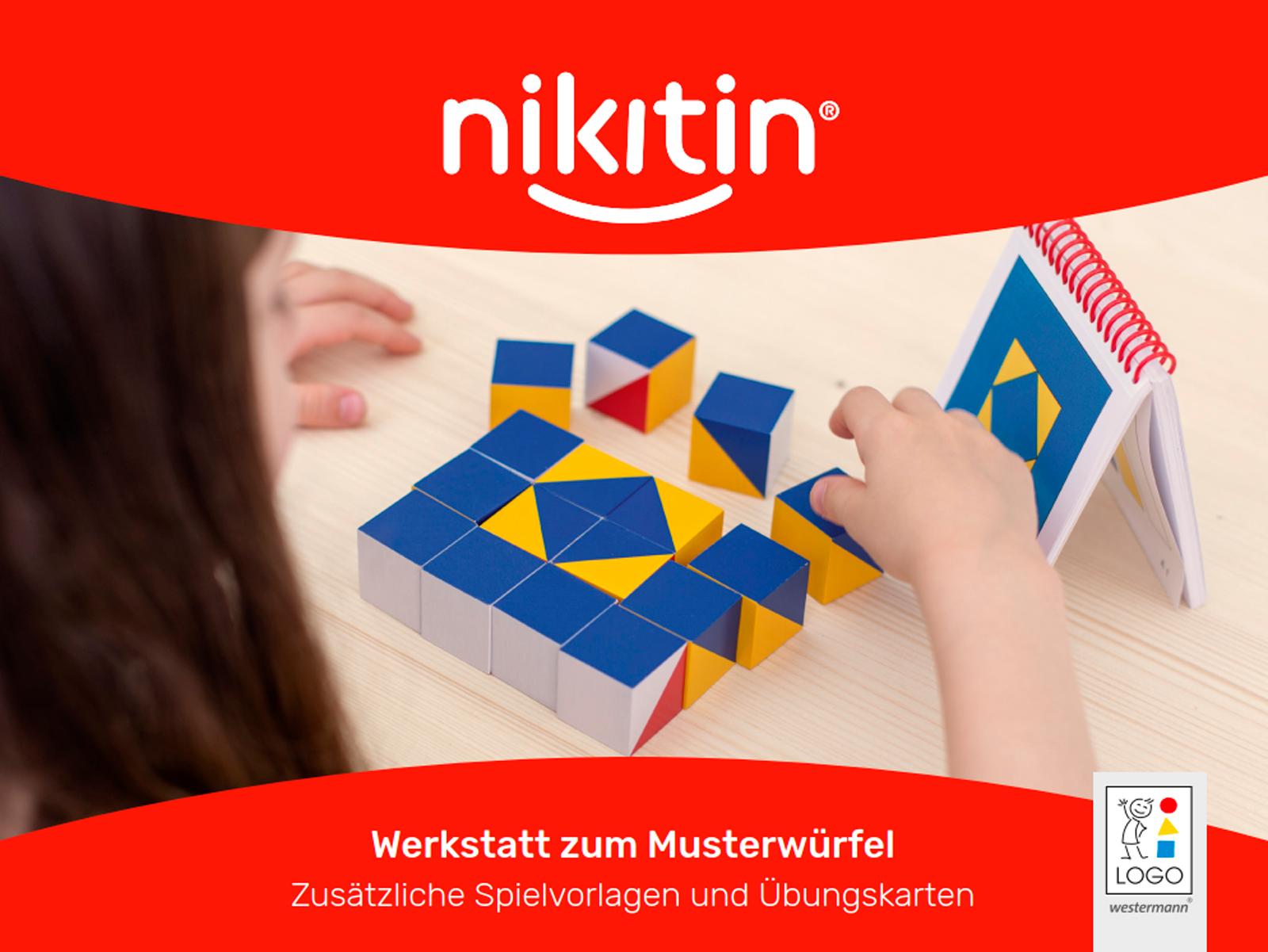 Vorderes Coverbild Das Nikitin Material. N1 Musterwürfel: Werkstatt Übungskarten und Spielvorlagen zum Musterwürfel