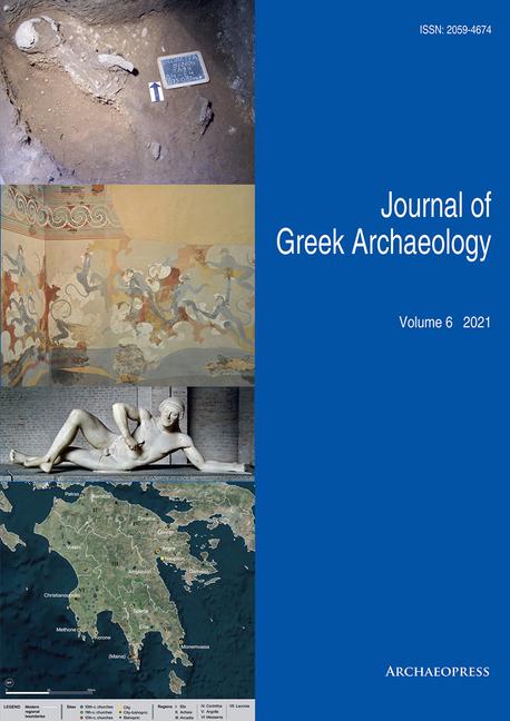 Vorderes Coverbild Journal of Greek Archaeology Volume 6 2021