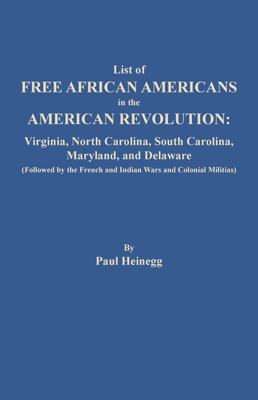 Vorderes Coverbild List of Free African Americans in the American Revolution