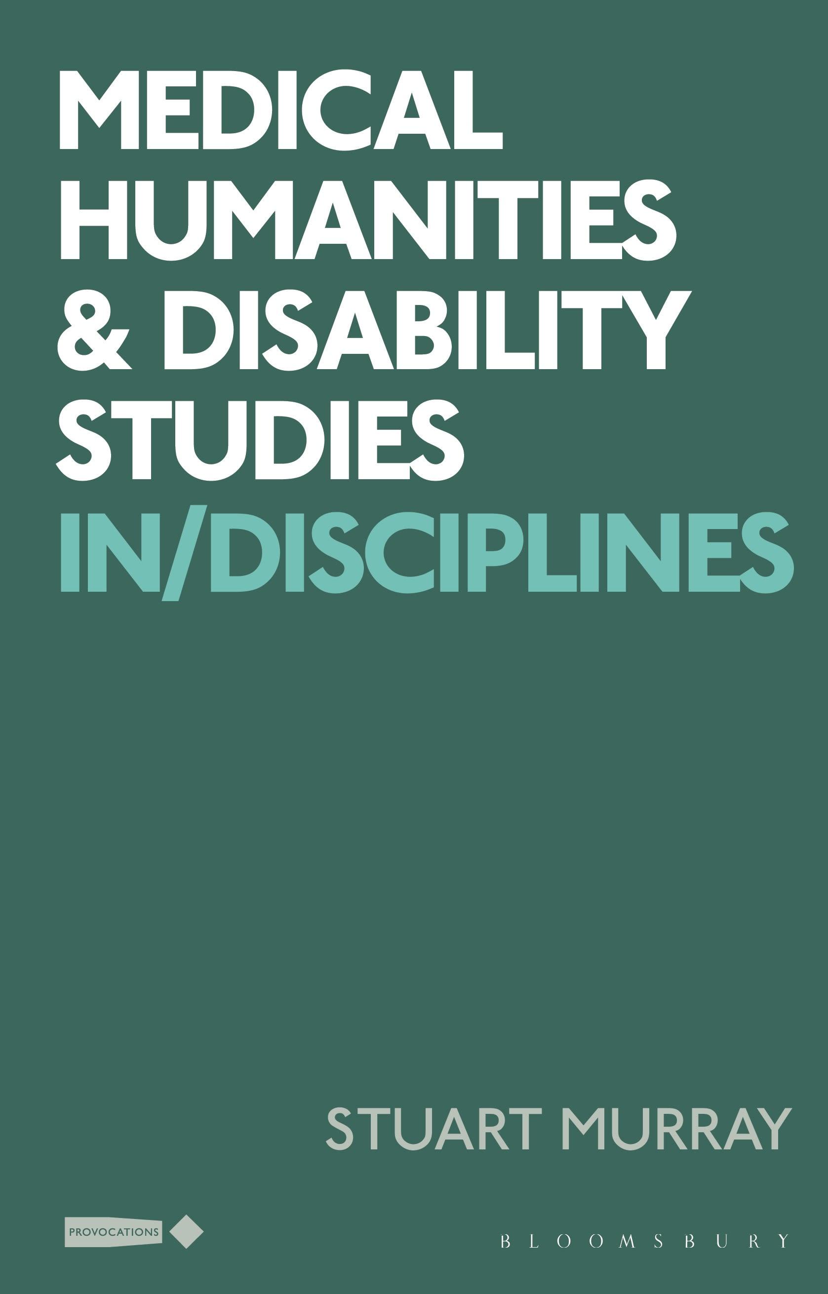 Vorderes Coverbild Medical Humanities and Disability Studies