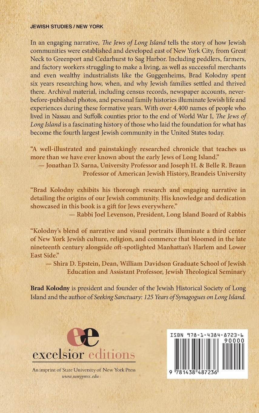 Rückseitencover The Jews of Long Island