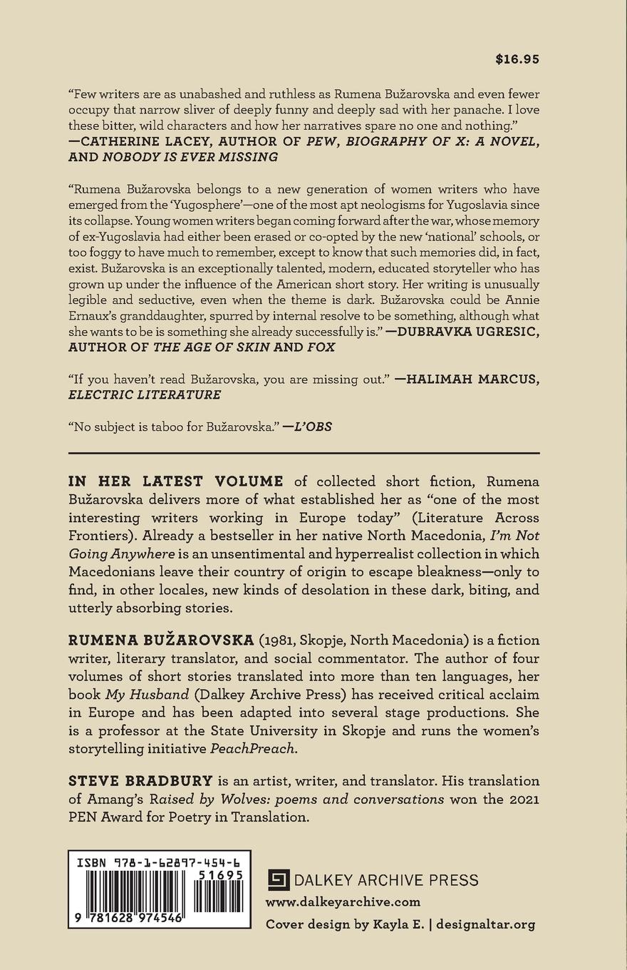 Rückseitencover I'm Not Going Anywhere