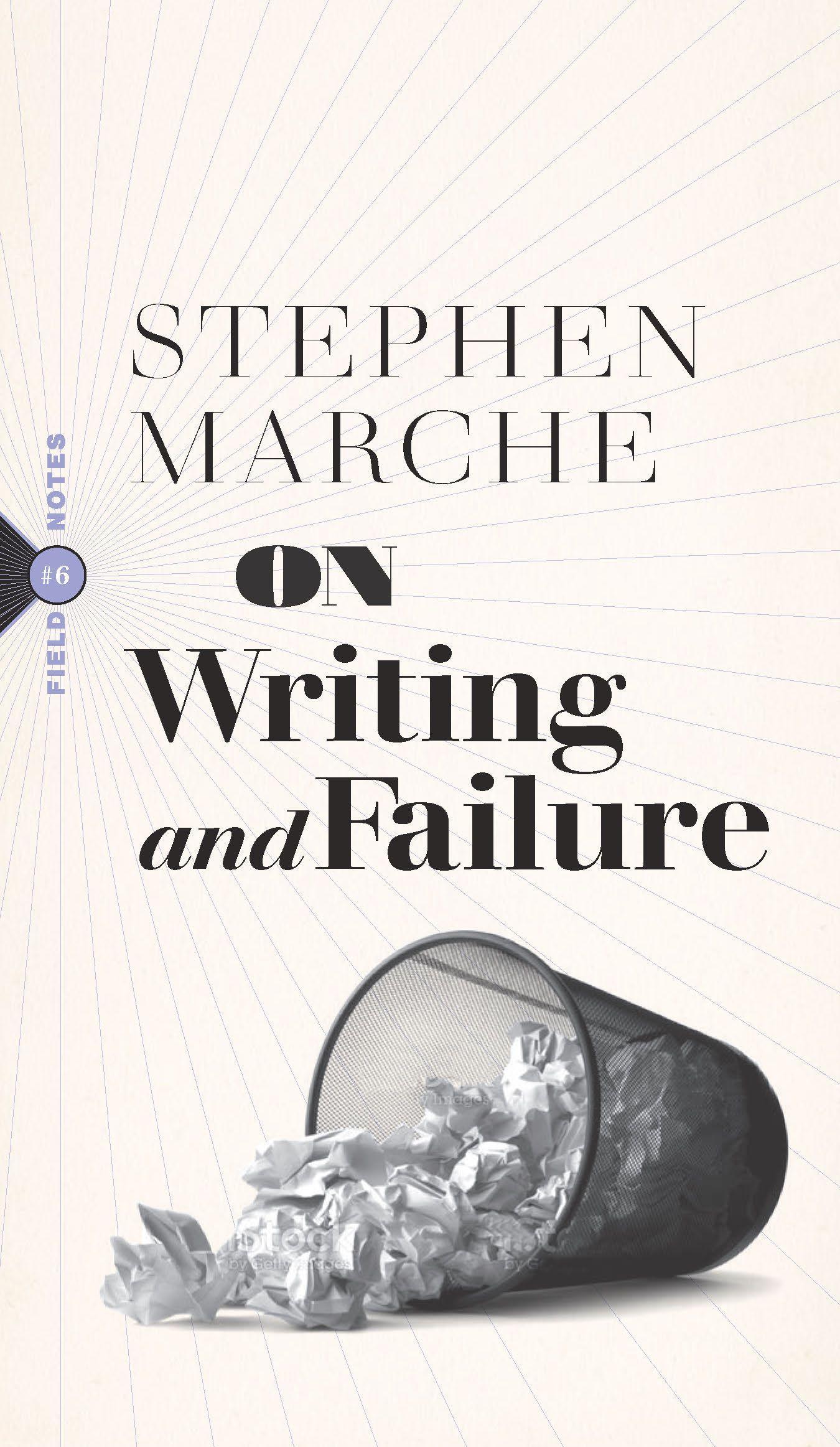 Vorderes Coverbild On Writing and Failure
