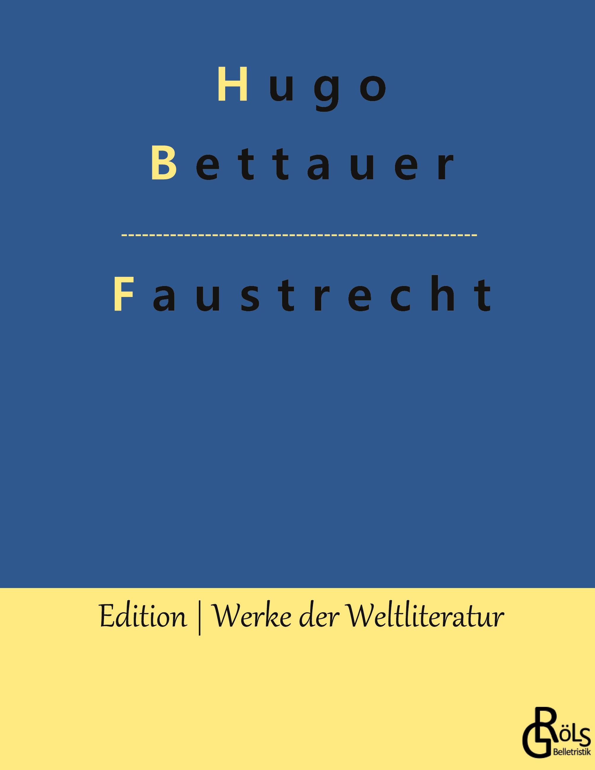 Vorderes Coverbild Faustrecht