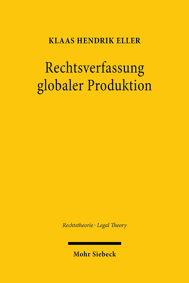 Vorderes Coverbild Rechtsverfassung globaler Produktion