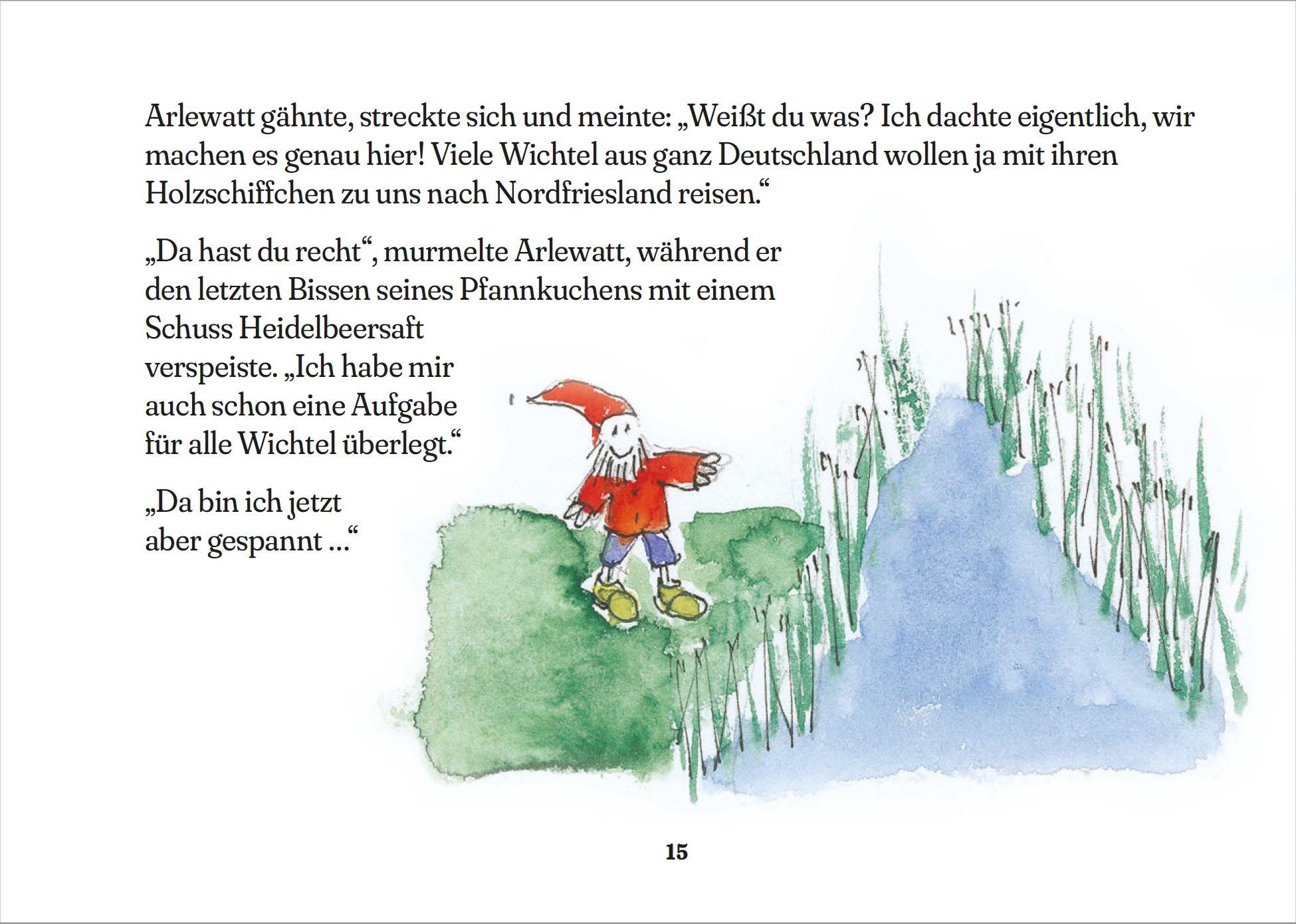 Beispielinhalt (Bild) Arlewatt und Olderup