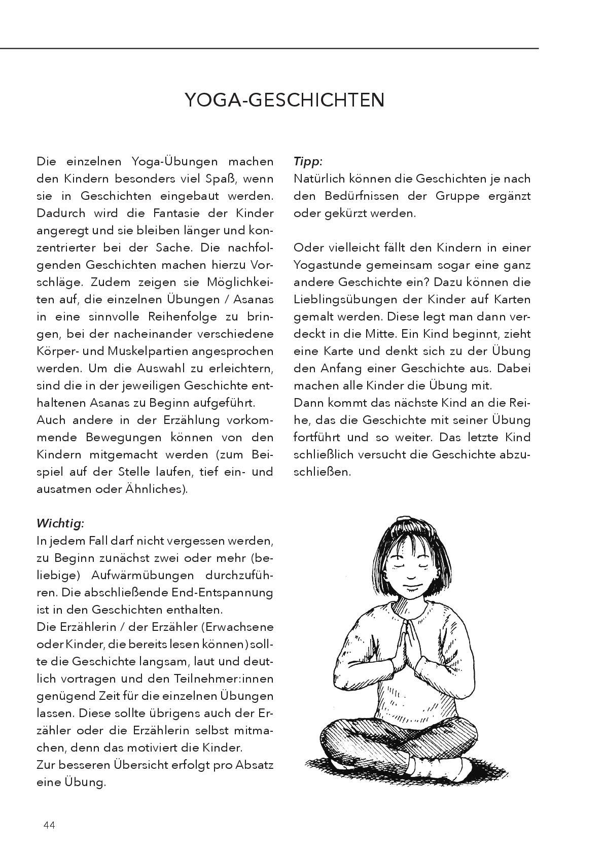 Beispielinhalt (Bild) Der kleine Yogi