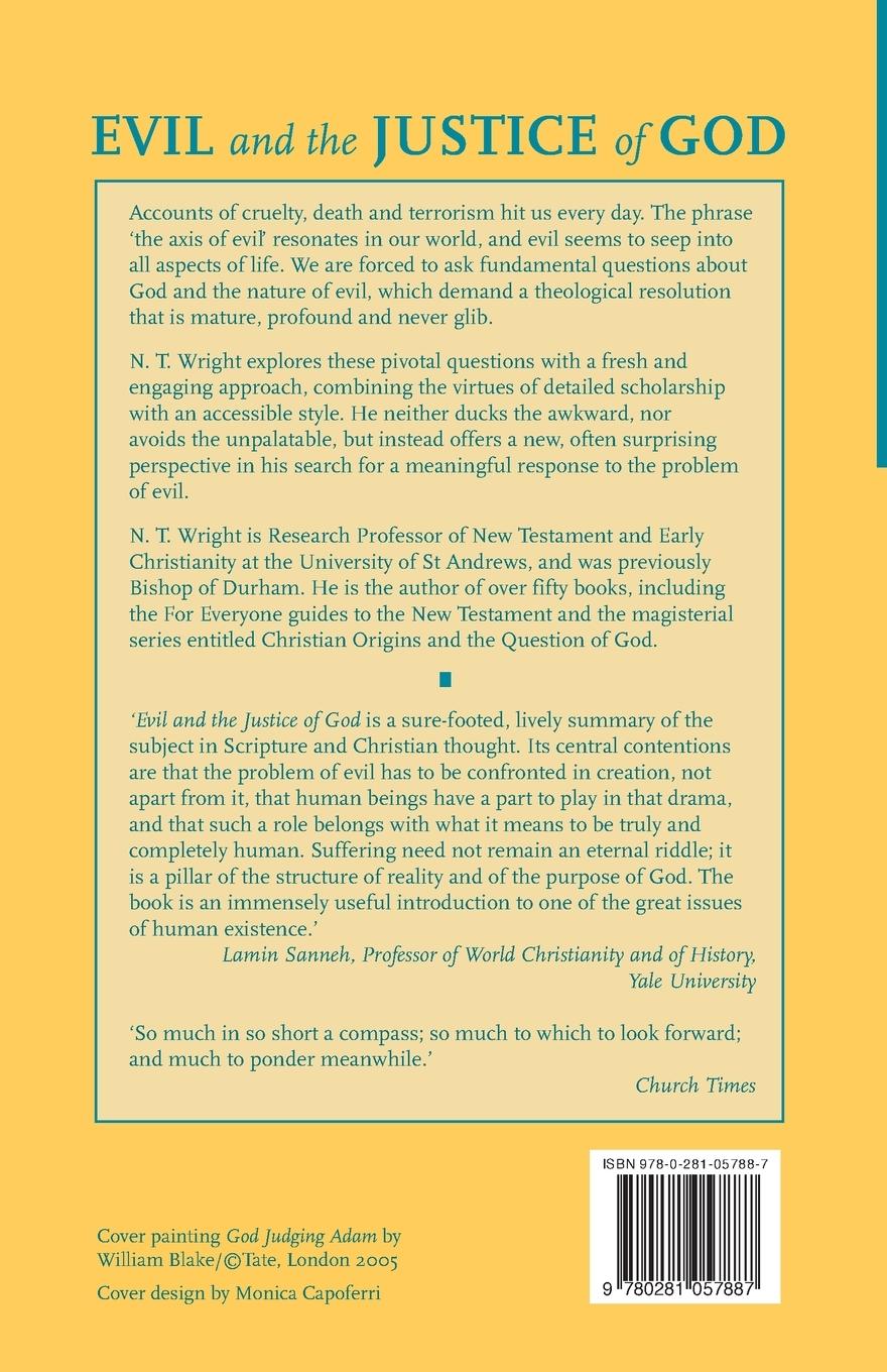 Rückseitencover Evil and the Justice of God