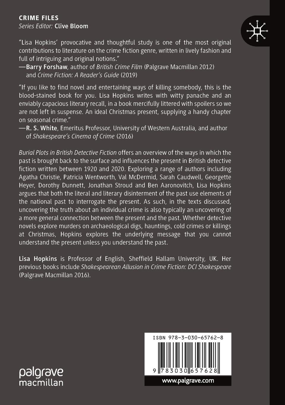 Rückseitencover Burial Plots in British Detective Fiction