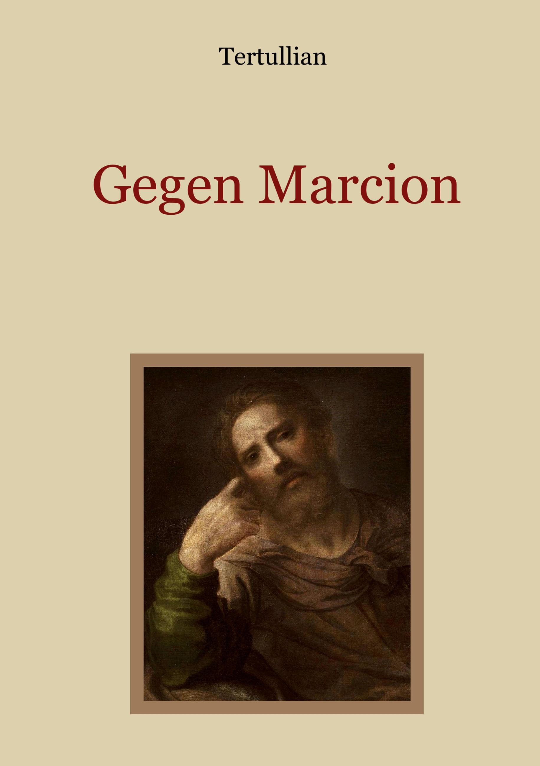 Vorderes Coverbild Gegen Marcion
