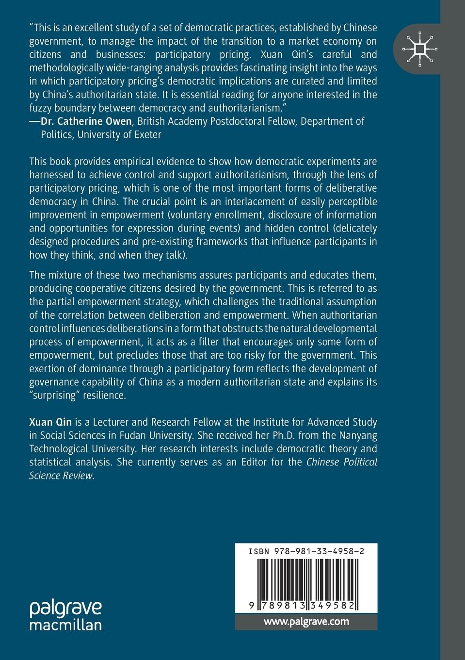 Rückseitencover Reinforcing Authoritarianism Through Democracy