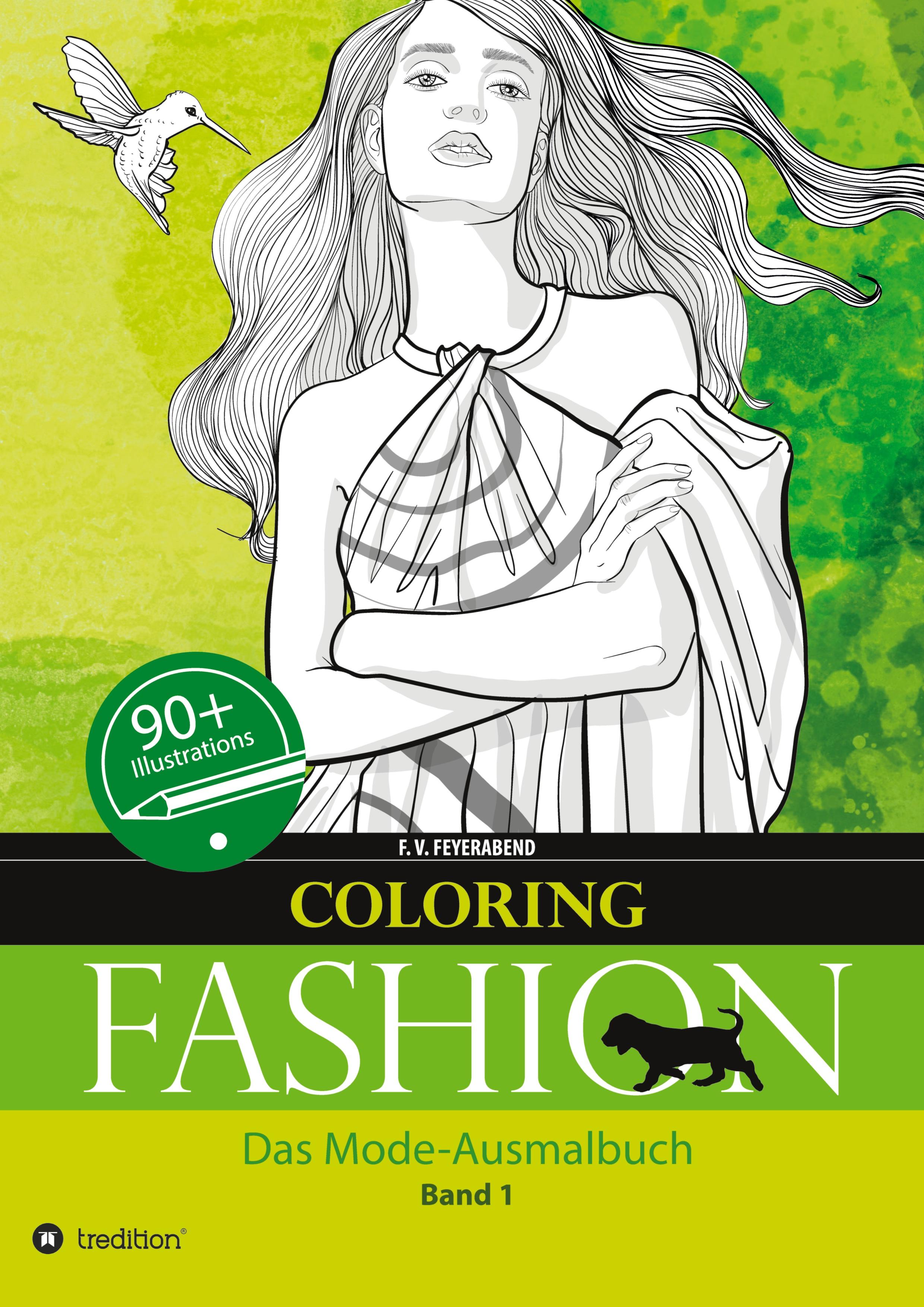 Vorderes Coverbild Das Mode-Ausmalbuch